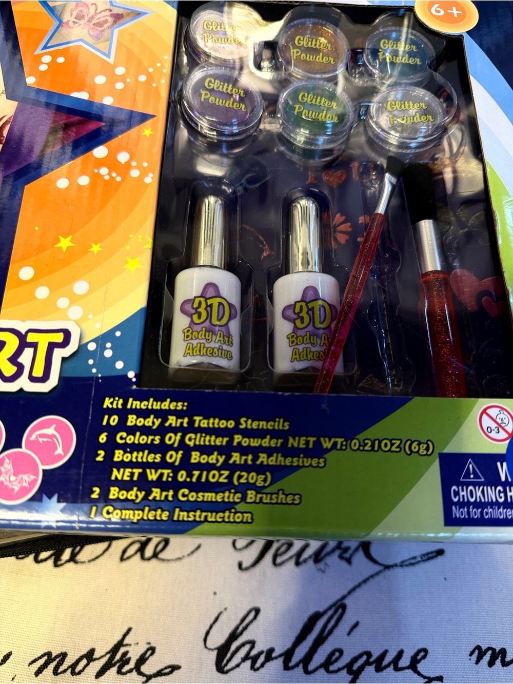 Body Art Glitter Kit – Purple and Multicolor - Picture 3 of 3